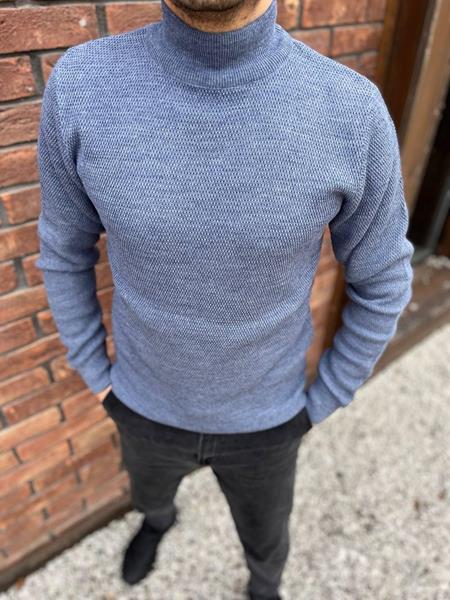 Свитер Nik (L-3XL) 55445 l.blue (зима)
