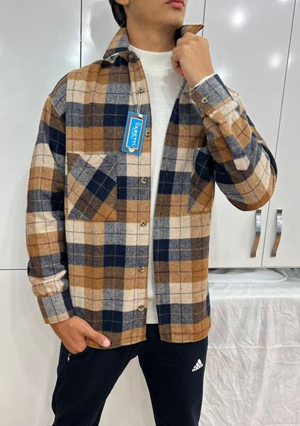 Рубашка Nik (M-2XL) 55456 beige (деми)