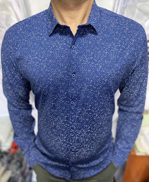 Рубашка Nik (M-3XL) 55507 blue (деми)