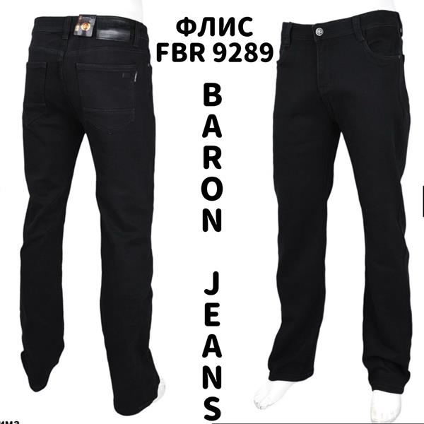 Джинсы God Baron (32-40) FBR9289 black (зима)