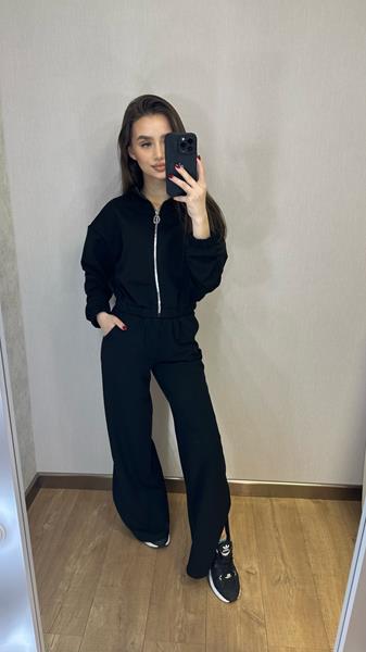 Костюм спорт Valentina (42-50) 069 black (деми)