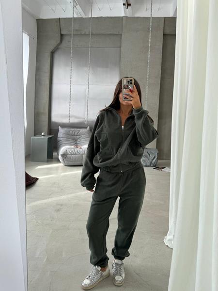 Костюм спорт Valentina (42-50) 088 khaki (зима)