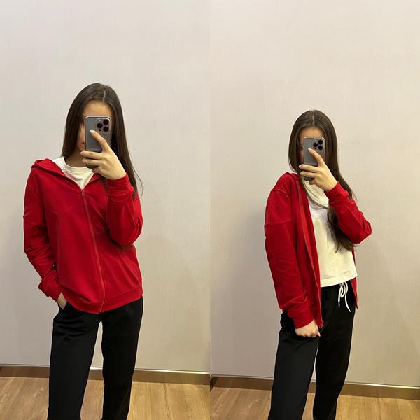 Костюм спорт Valentina (42-48) VL16 red (деми)