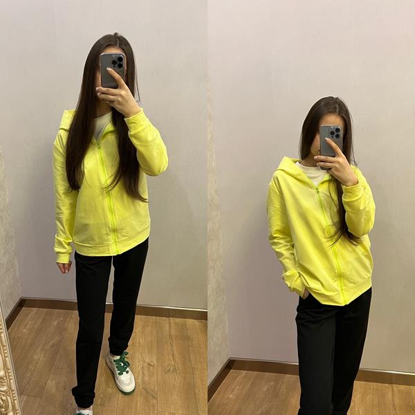 Костюм спорт Valentina (42-48) VL18 yellow (деми)
