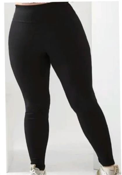 Лосины Prenses (2XL-6XL) 826 black фліс (зима)