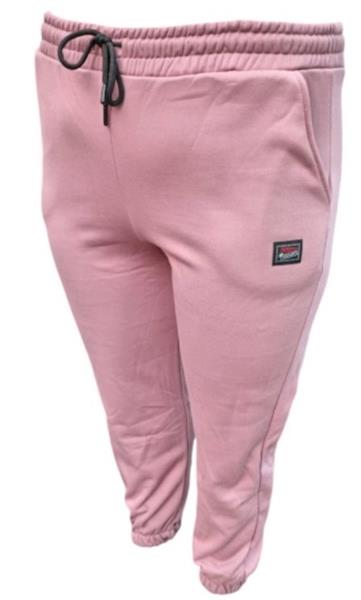 Штаны спорт Prenses (2XL-6XL) 985 pink фліс (зима)