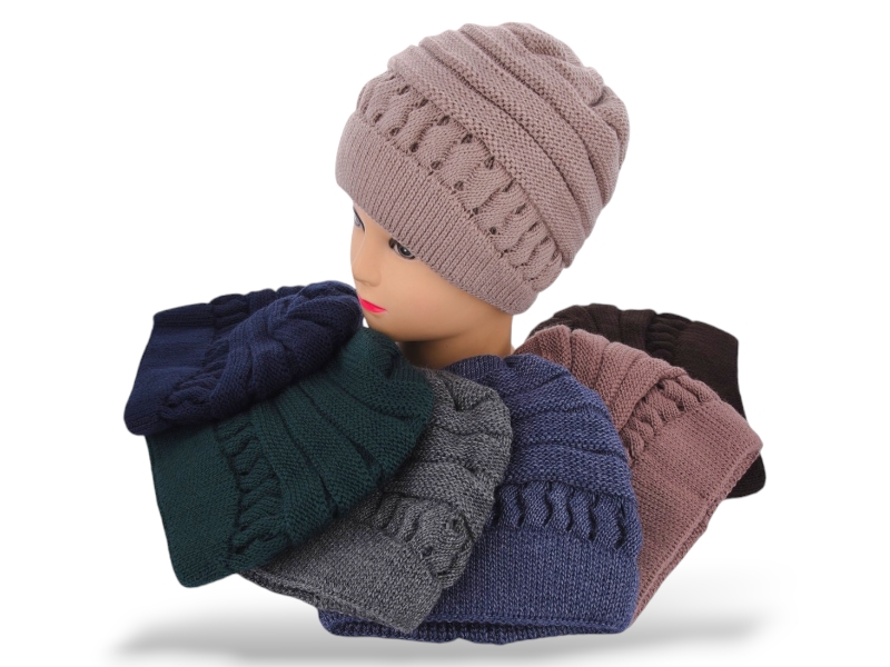 Шапка Red Hat clothes (54-58) SA1379 mix (зима)