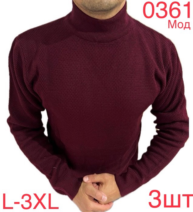 Свитер Надийка (L-3XL) 0361 wine (зима)