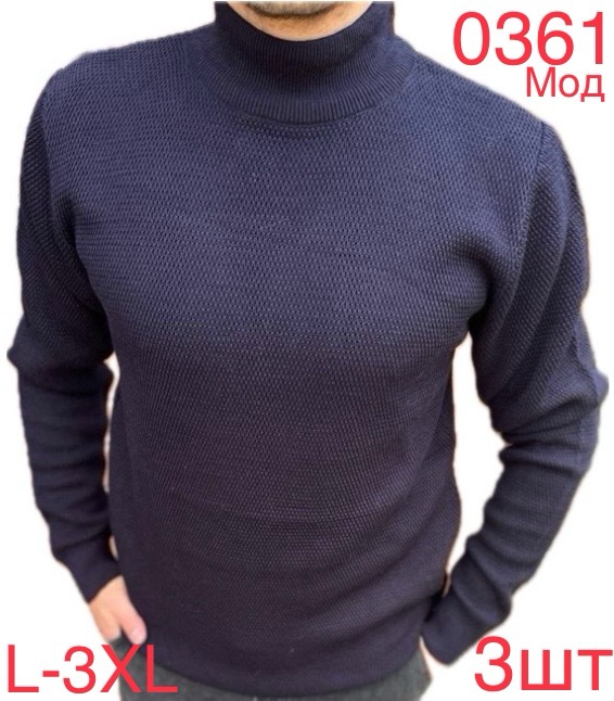 Свитер Надийка (L-3XL) 0361 navy (зима)