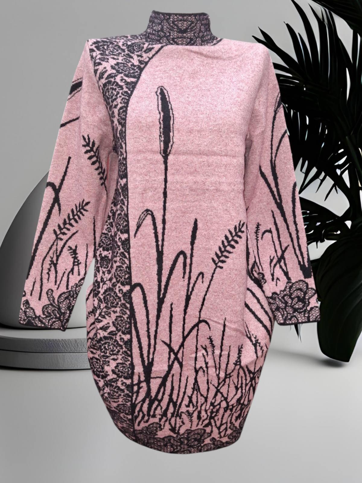 Платье G.L.S.A (46-50) 26286 pink (деми)