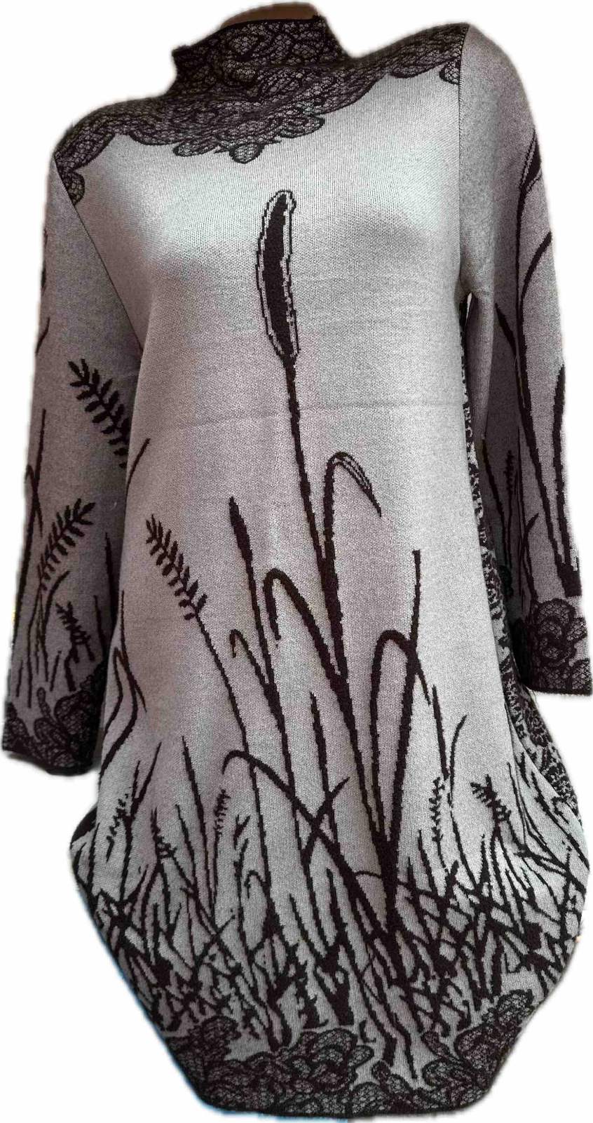 Платье G.L.S.A (46-50) 26286 grey (деми)