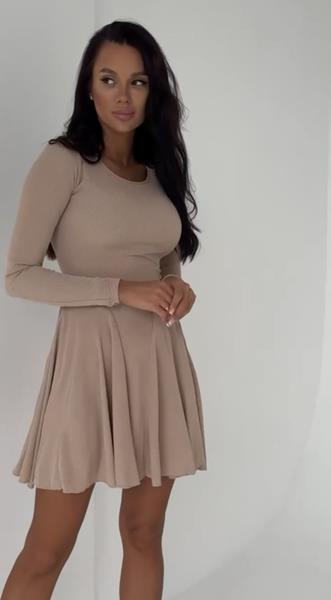 Платье Arina (42-48) 3094 beige (деми)