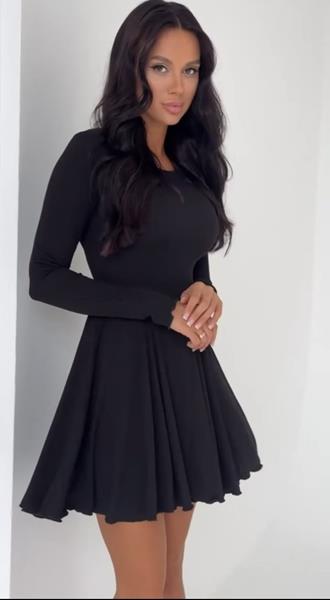 Платье Arina (42-48) 3094 black (деми)