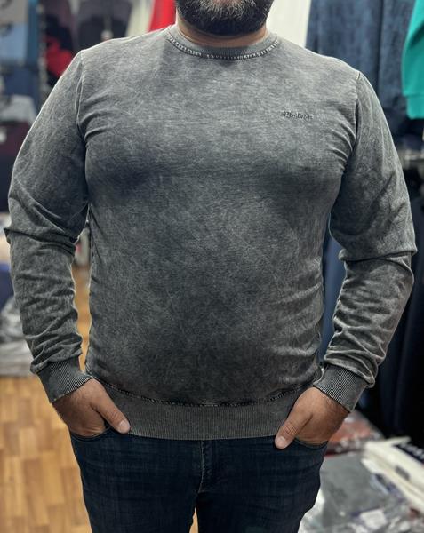 Свитер Vip Stendo (3XL-5XL) 4903 d.grey (деми)