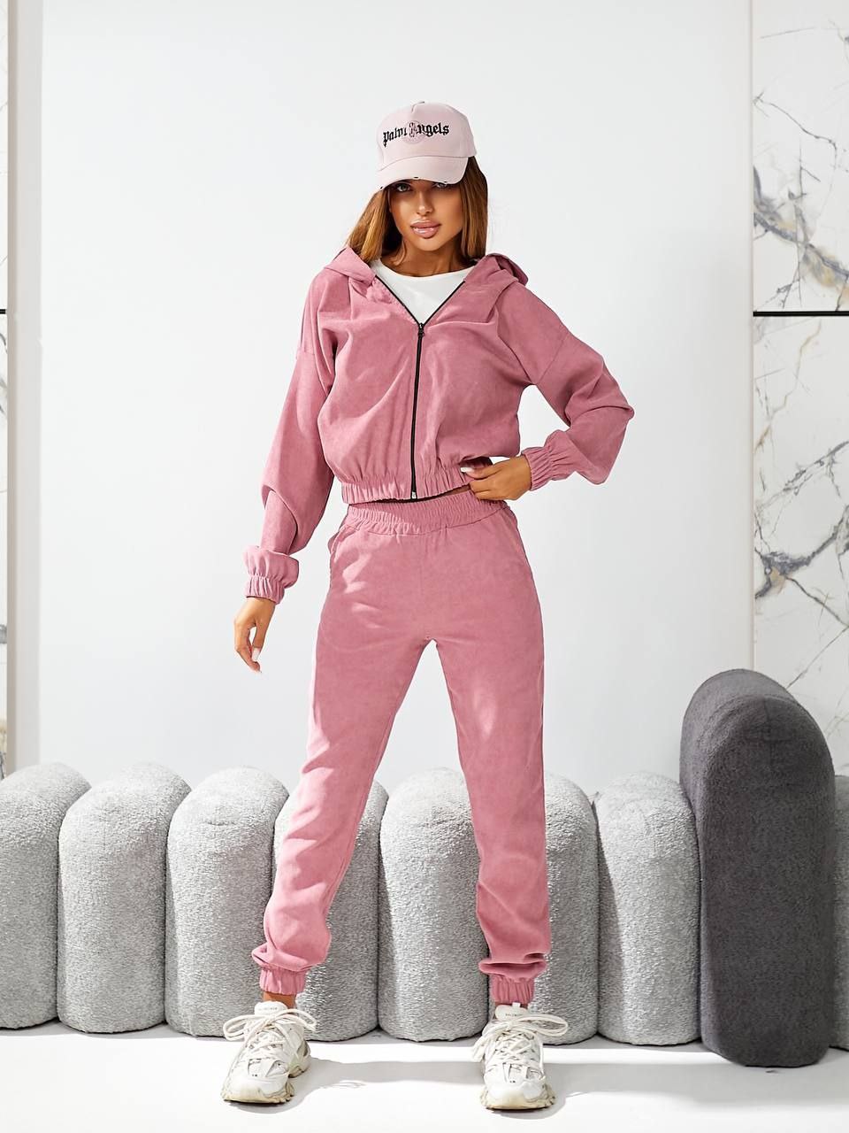 Костюм спорт WideRange (40-54) 869 pink (деми)