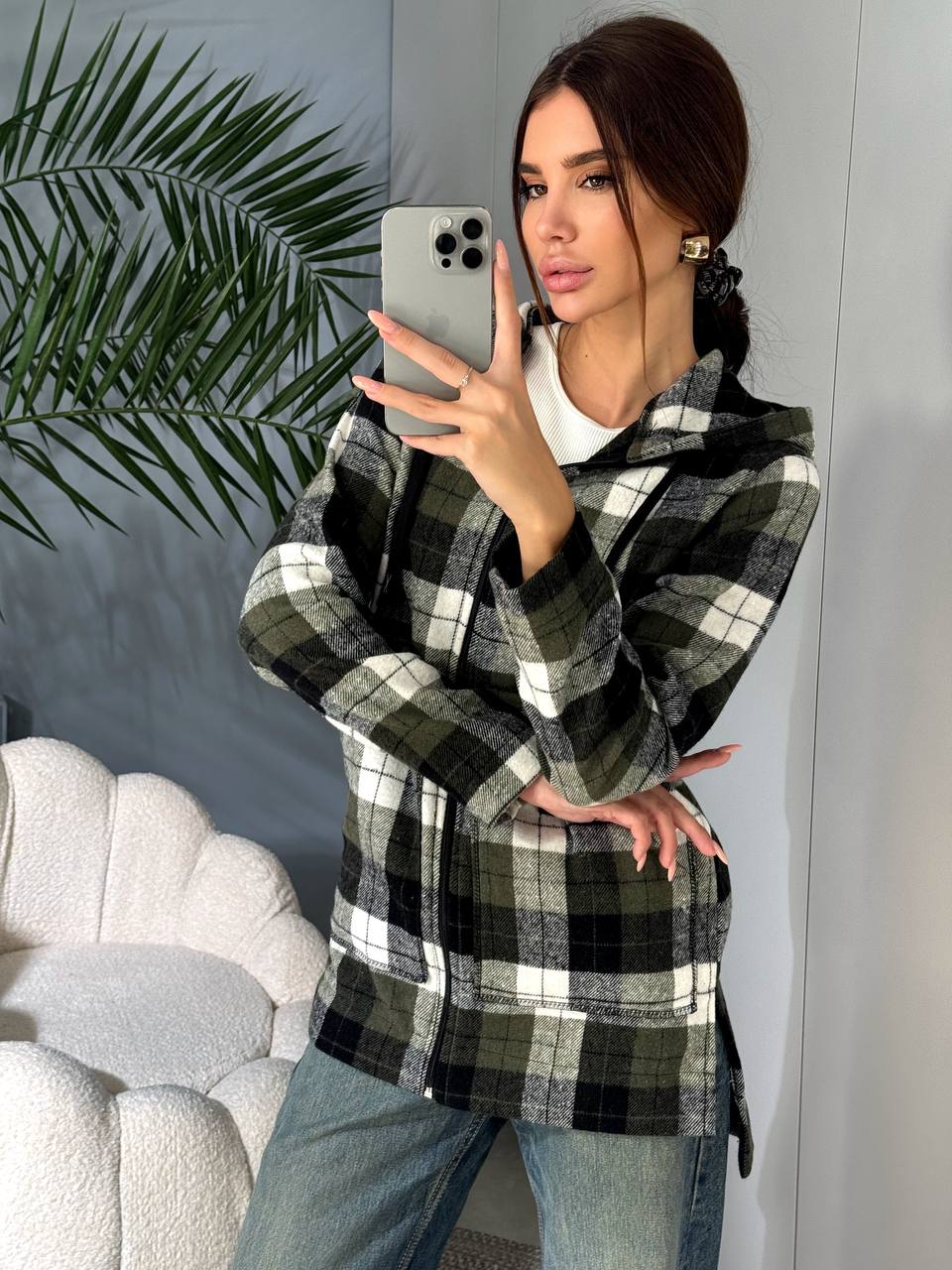Рубашка WideRange (42-56) 876 khaki (деми)