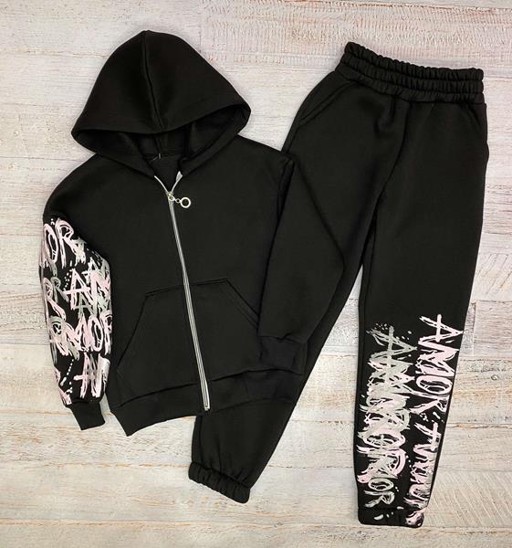 Костюм спорт LiMa kids (134-158) 2428 black (зима)