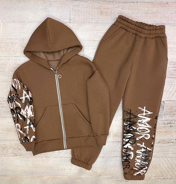 Костюм спорт LiMa kids (134-158) 2428 brown (зима)
