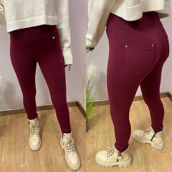 Лосины Valentina (42-46) VL14 wine (деми)