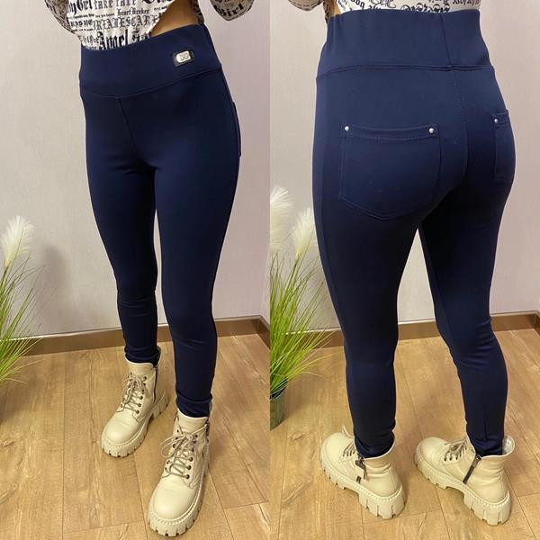 Лосины Valentina (42-46) VL15 navy (деми)