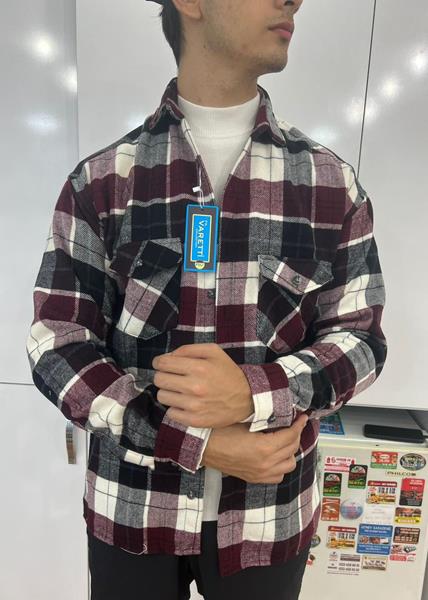 Рубашка Nik (M-2XL) 55547 wine (деми)