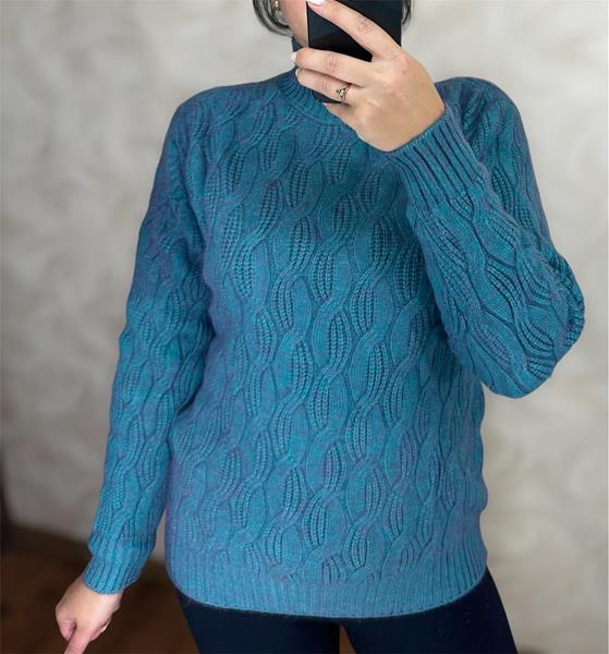 Свитер LeVisha (42-52) 26398 blue (зима)