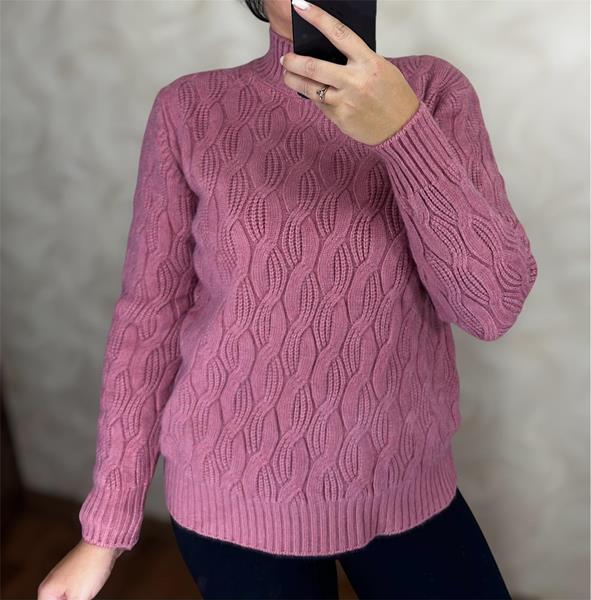 Свитер LeVisha (42-52) 26398 lilac (зима)