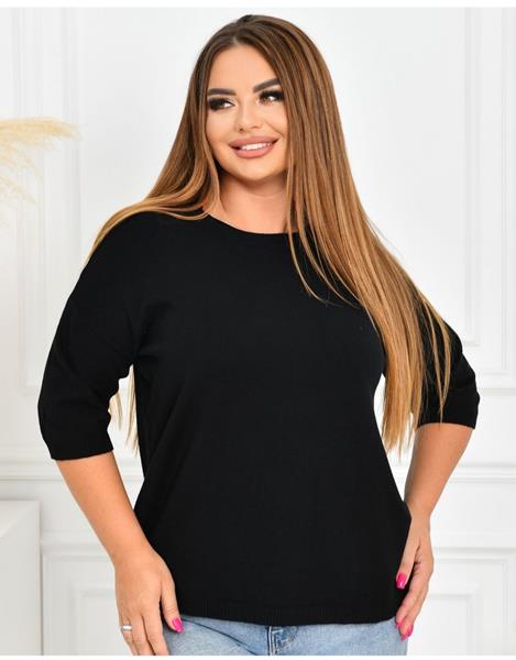 Свитер LeVisha (50-56) 24053 black (деми)