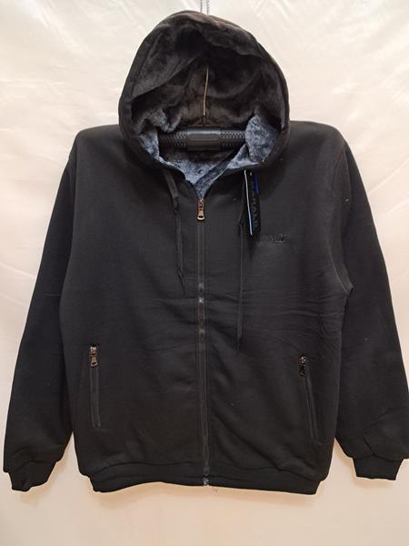 Кофта спорт Giang (2XL-6XL) 2273 black (зима)