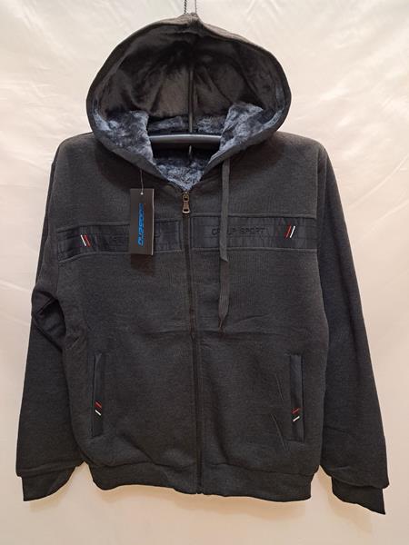 Кофта спорт Giang (M-3XL) 2301 d.grey (зима)