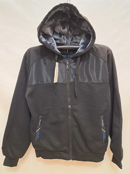 Кофта спорт Giang (M-3XL) 2306 black (зима)