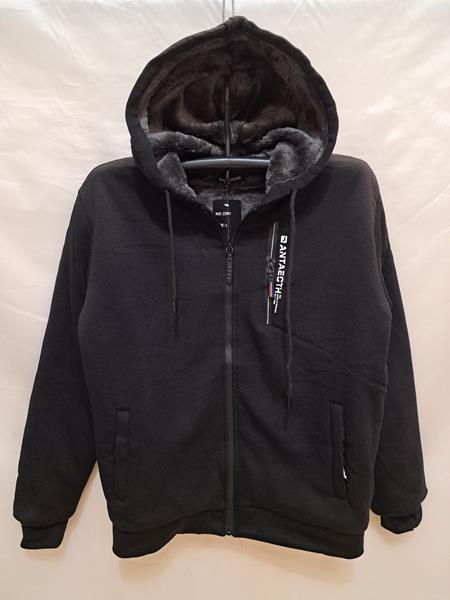 Кофта спорт Giang (M-3XL) 2361A black (зима)