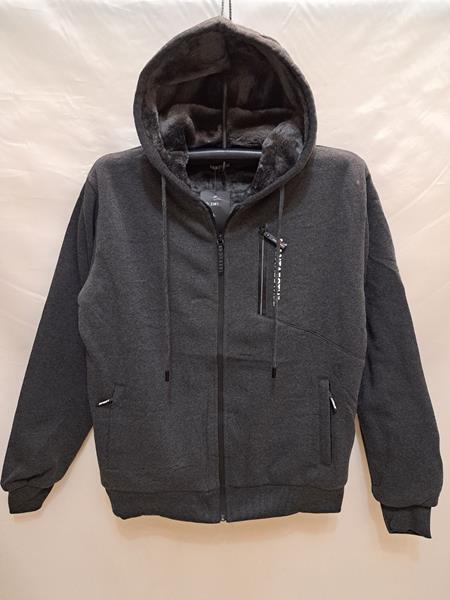 Кофта спорт Giang (M-3XL) 2361A grey (зима)