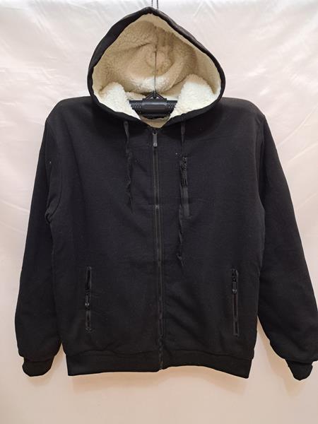 Кофта спорт Giang (3XL-7XL) B2352 black (зима)