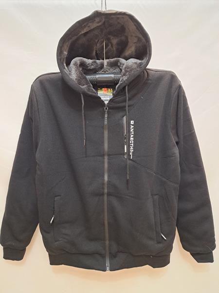 Кофта спорт Giang (3XL-7XL) B2361 black (зима)