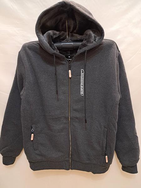 Кофта спорт Giang (3XL-7XL) B2362 d.grey (зима)