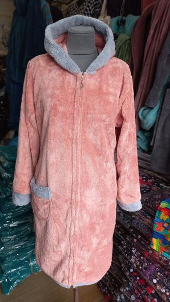 Халат Lindros (L-2XL) LD20 beige (зима)