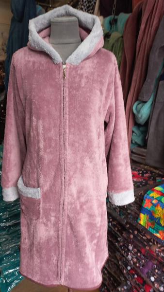 Халат Lindros (L-2XL) LD25 powder (зима)