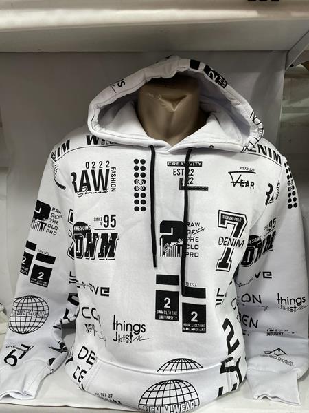 Худи Sabihina (S-2XL) SB143 white (зима)