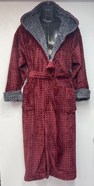 Халат Fili Wear (XL-3XL) FW1 wine (зима)