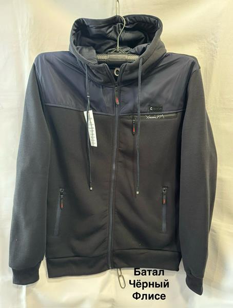 Кофта спорт Minh (3XL-7XL) 5236 black (зима)