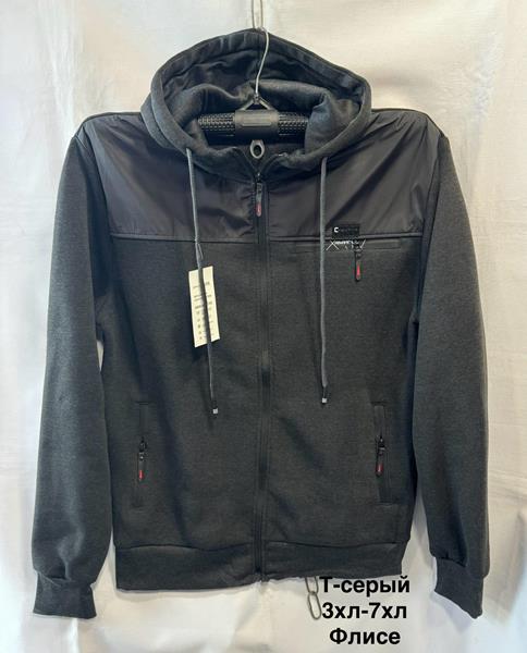 Кофта спорт Minh (3XL-7XL) 5236 d.grey (зима)