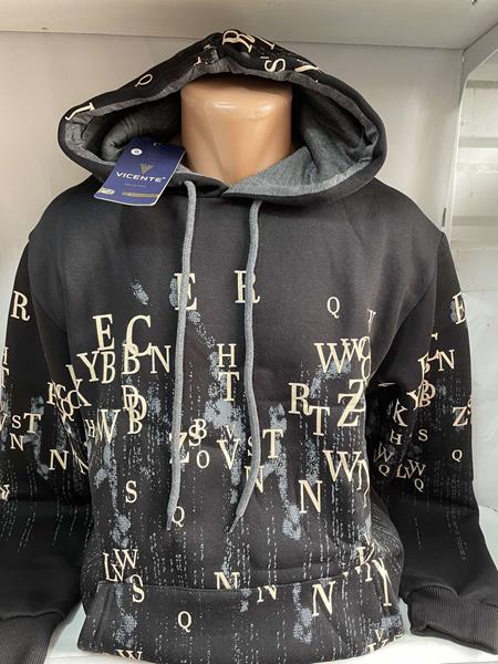 Худи Sabihina (S-2XL) SB235 black (зима)