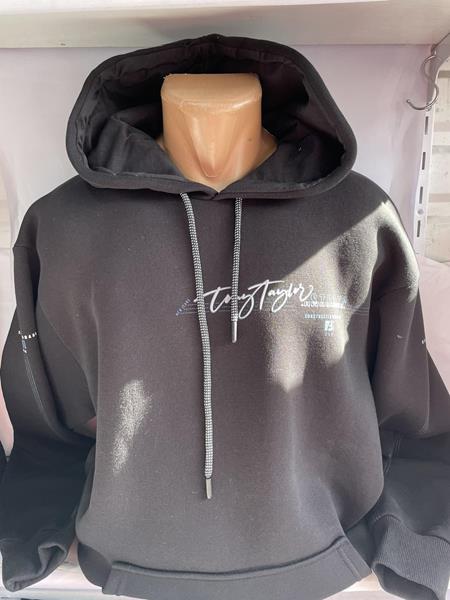 Худи Sabihina (2XL-6XL) SB239 black (зима)