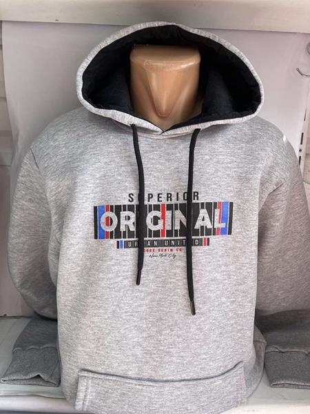 Худи Sabihina (M-2XL) SB243 grey (зима)