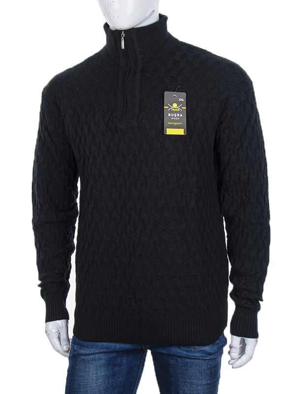 Свитер Abdo (L-2XL) 1525-5 black (зима)
