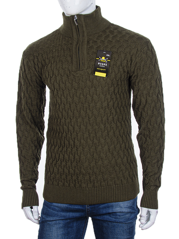 Свитер Abdo (L-2XL) 1525-11 khaki (зима)