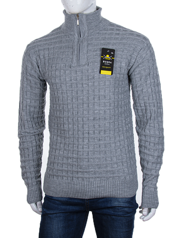 Свитер Abdo (L-2XL) 1525-13 grey (зима)