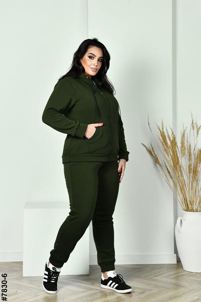 Костюм спорт Sport style (52-58) 012 d.green (зима)