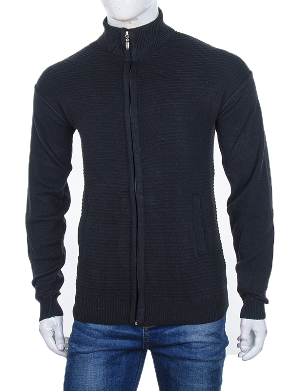 Кофта Abdo (L-2XL) SS37 black (зима)